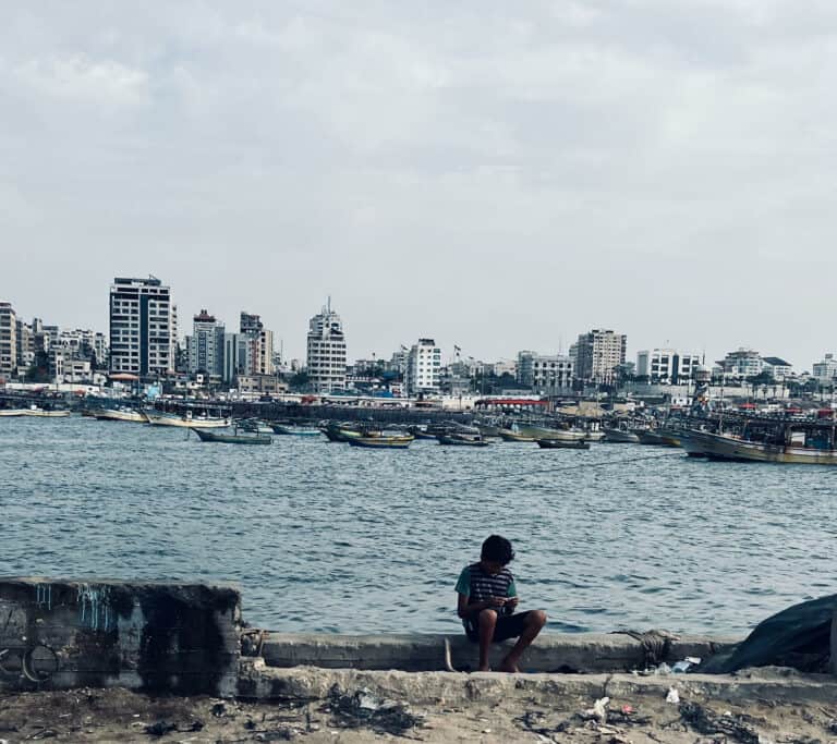 Gaza seashore