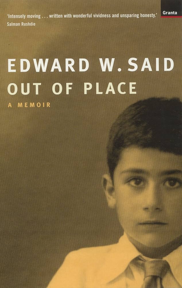 Image of Edward Said as a child on book cover.