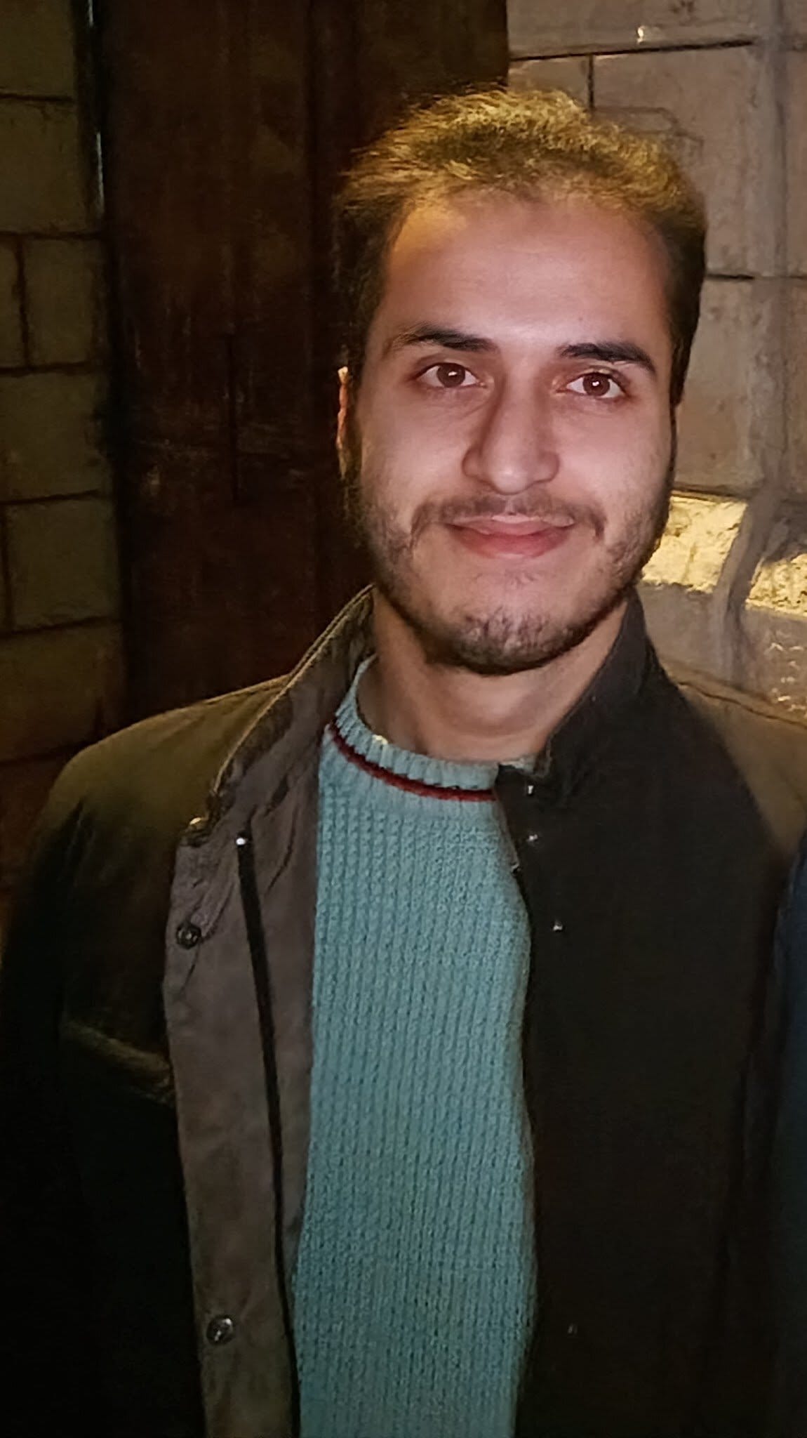 Man smiling