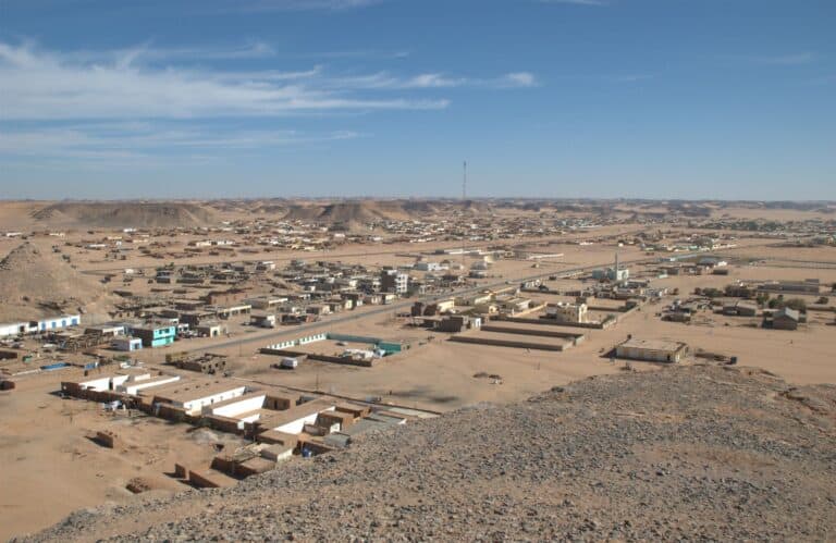 Photo of buildings at Wadi Halfa